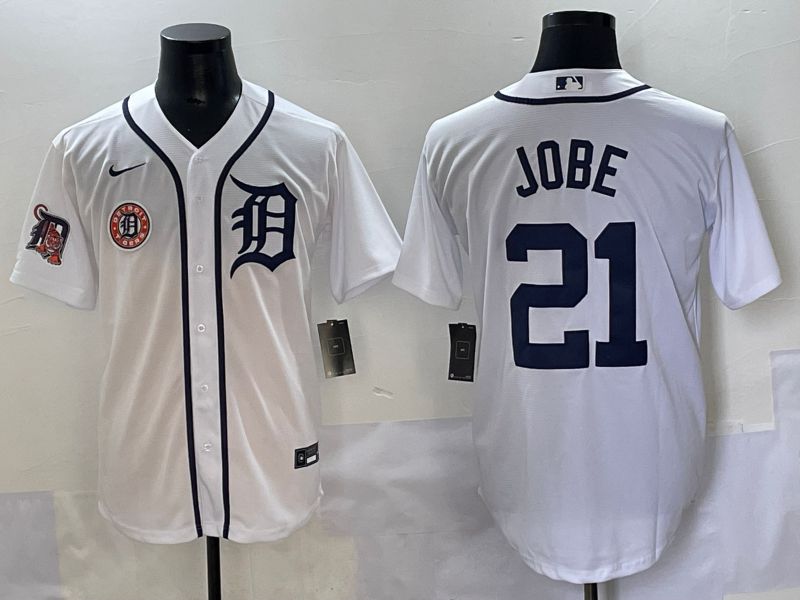 Men 2025 Detroit Tigers 21 Jobe White Game Nike MLB Jersey style 10